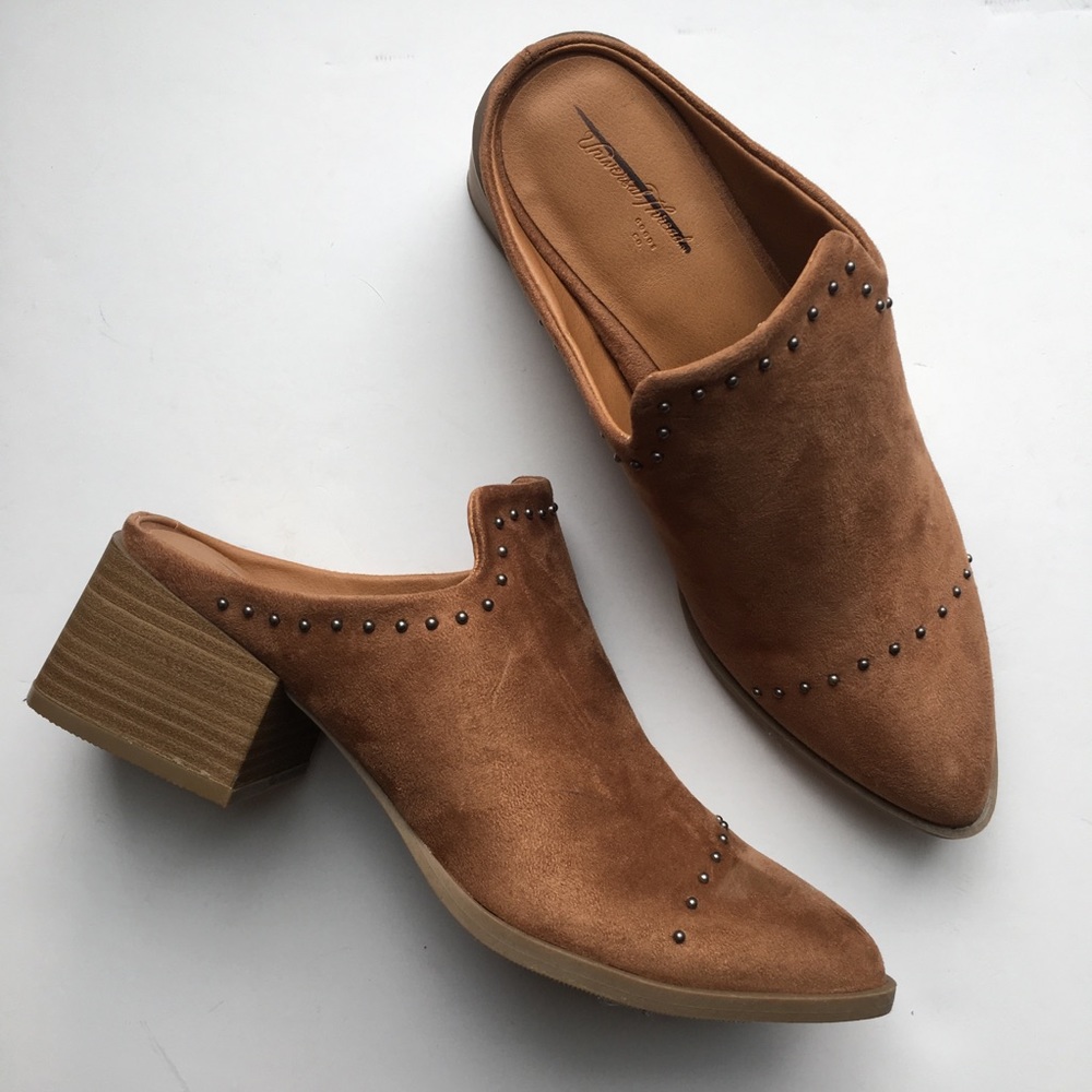 Universal Thread Crista Studded Heeled Mules New - Picture 5 of 7